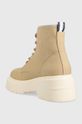 Obuv Tenisky Tommy Jeans LACE UP FESTIV BOOTS EN0EN02133 béžová
