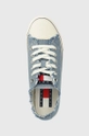 μπλε Πάνινα παπούτσια Tommy Jeans LOW CUT TJ SNEAKER