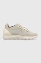 Geox sneakersy D SPHERICA tekstylny szary D15NUA.09T85.C1002