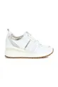 λευκό Δερμάτινα αθλητικά παπούτσια Geox D ZOSMA Γυναικεία