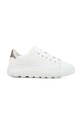 Geox sneakersy skórzane Spherica Ec 4.1 platforma biały D35TCB.085Y2.C0232