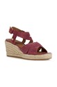 Geox sandały zamszowe D PANAREA D35UYB.00022.C8335 bordowy SS23