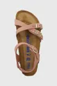 ružová Kožené sandále Birkenstock Kumba SFB
