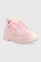 Шкіряні кросівки Chiara Ferragni CF3100_012 рожевий