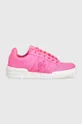 ροζ Δερμάτινα αθλητικά παπούτσια Chiara Ferragni CF3109_037 Γυναικεία