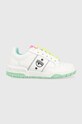 Chiara Ferragni sneakers din piele CF3112_009 plată alb CF3112.009