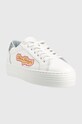 Usnjene superge Chiara Ferragni CF3121_064 CF3121.064 bela SS23