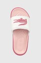Lacoste papucs CROCO DUALISTE fehér 45CFA0001