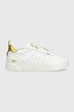 Kožené tenisky Lacoste L002 Planet friendly biela 45CFA0032
