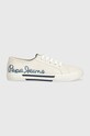 Pepe Jeans tenisówki BRADY płaska beżowy PLS31438