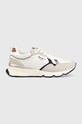 Sneakers boty Pepe Jeans BRIT PRO imitace semiše bílá PLS31458