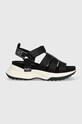 Pepe Jeans szandál Venus platform fekete PLS90570
