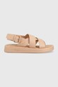 Pepe Jeans szandál SUMMER platform bézs PLS90578