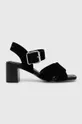 crna Sandale od brušene kože Pepe Jeans ALTEA Ženski