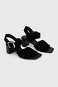 Pepe Jeans sandale din piele intoarsa ALTEA PLS90584 negru SS23