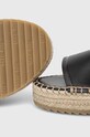 Pepe Jeans sandale de piele KATE negru PLS90591