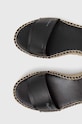 Pepe Jeans sandale de piele KATE PLS90591 negru