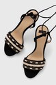 Elisabetta Franchi sandale din piele intoarsa SA78B32E2.685 negru