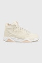Fila sneakers din piele intoarsă M-SQUAD plată bej FFW0279