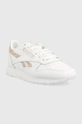 Usnjene superge Reebok Classic CLASSIC LEATHER bela