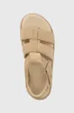 beige UGG suede sandals Goldenstar Strap