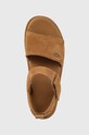 UGG sandale din piele întoarsă Goldenstar maro 1136783.CHE