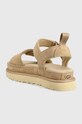 Obuwie UGG sandały zamszowe Goldenstar 1136783.DRI beżowy