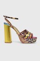 Шкіряні сандалі Kurt Geiger London Pierra понад 8 см барвистий 8882299999.OTHER