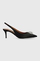 Lodičky Kurt Geiger London Belgravia Sling Back jehličkový černá 9786900609.BLACK