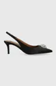 nero Kurt Geiger London tacchi a spillo Belgravia Sling Back Donna