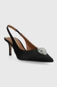 Štikle Kurt Geiger London Belgravia Sling Back crna