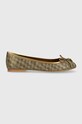 Kurt Geiger London balerini Eagle Ballerina aur 9790640609.BEIGE