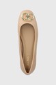 Aldo baleriny skórzane Courbe beżowy 13569448.Courbe