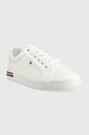 Tenisky Tommy Hilfiger ESSENTIAL STRIPES SNEAKER FW0FW06954 biela SS23