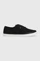 Tommy Hilfiger tenisówki ESSENTIAL KESHA LACE SNEAKER Planet friendly czarny FW0FW06955