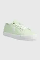 Πάνινα παπούτσια Tommy Hilfiger ESSENTIAL SNEAKER IN SEERSUCKER πράσινο