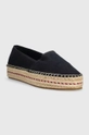 Espadrile Tommy Hilfiger TH EMBROIDERED FLATFORM mornarsko plava