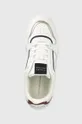 λευκό Δερμάτινα αθλητικά παπούτσια Tommy Hilfiger LOW TH BASKET SNEAKER