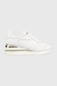 Αθλητικά Tommy Hilfiger WEDGE SNEAKER WITH GOLD απομίμηση λείου δέρματος λευκό FW0FW07031
