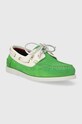 Tommy Hilfiger mokasyny zamszowe TH BOAT SHOE FW0FW07066 zielony SS23
