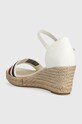 Obuwie Tommy Hilfiger sandały MID WEDGE CORPORATE FW0FW07078 biały