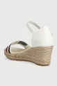 Sandále Tommy Hilfiger MID WEDGE CORPORATE  Zvršok: Textil, Prírodná koža Vnútro: Textil, Prírodná koža Podrážka: Syntetická látka