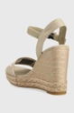 Tommy Hilfiger sandały SEASONAL WEBBING WEDGE Cholewka: Materiał tekstylny, Skóra naturalna, Wnętrze: Skóra naturalna, Materiał tekstylny, Podeszwa: Materiał syntetyczny