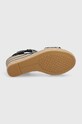 Tommy Hilfiger sandały SEASONAL WEBBING WEDGE FW0FW07088 granatowy