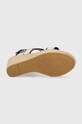 Tommy Hilfiger sandały GOLDEN WEBBING WEDGE FW0FW07089 granatowy