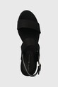 Σανδάλια Tommy Hilfiger ROPE WEBBING MID WEDGE μαύρο FW0FW07092
