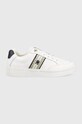Шкіряні кросівки Tommy Hilfiger COURT SNEAKER WITH WEBBING пласка білий FW0FW07106