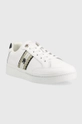 Kožne tenisice Tommy Hilfiger COURT SNEAKER WITH WEBBING bijela