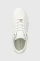 λευκό Δερμάτινα αθλητικά παπούτσια Tommy Hilfiger COURT SNEAKER GOLDEN TH