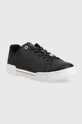 Кожаные кроссовки Tommy Hilfiger COURT SNEAKER GOLDEN TH FW0FW07116 чёрный SS23